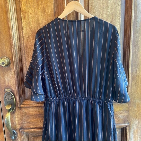 City Chic Blue Striped Dress - Picture 4 of 11